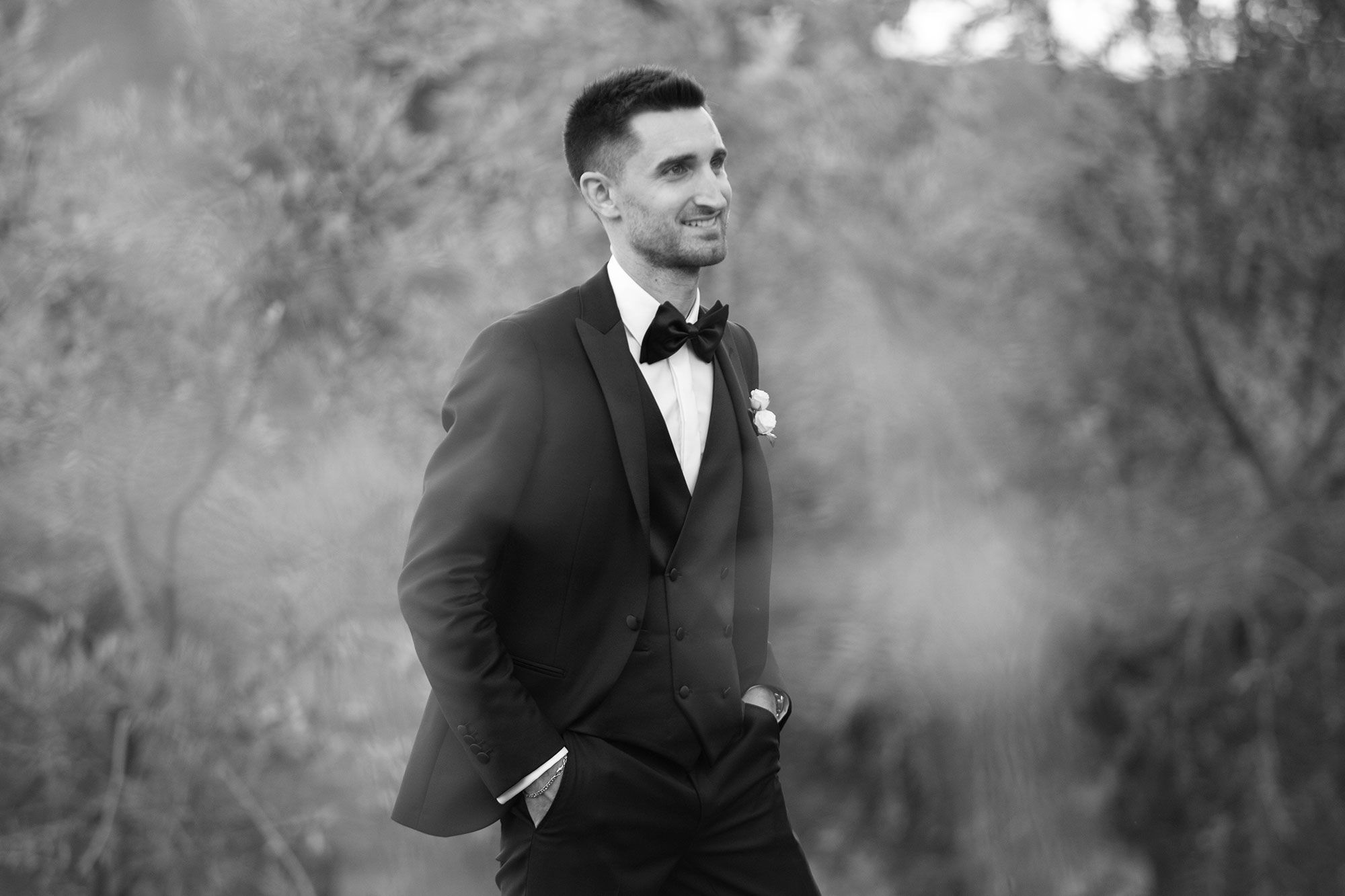 Fotografia di matrimonio sposo