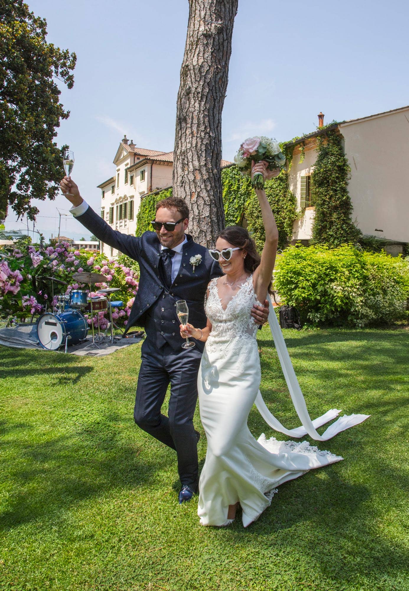 Servizio fotografico di matrimonio villa vitturi